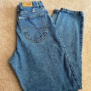 Vintage Lee high waisted straight leg jeans size 0